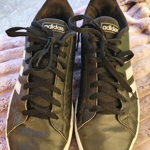 adidas Grand Court Base Shoes Men's, Black, Size 10